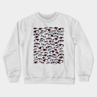 Eyes Pattern Crewneck Sweatshirt